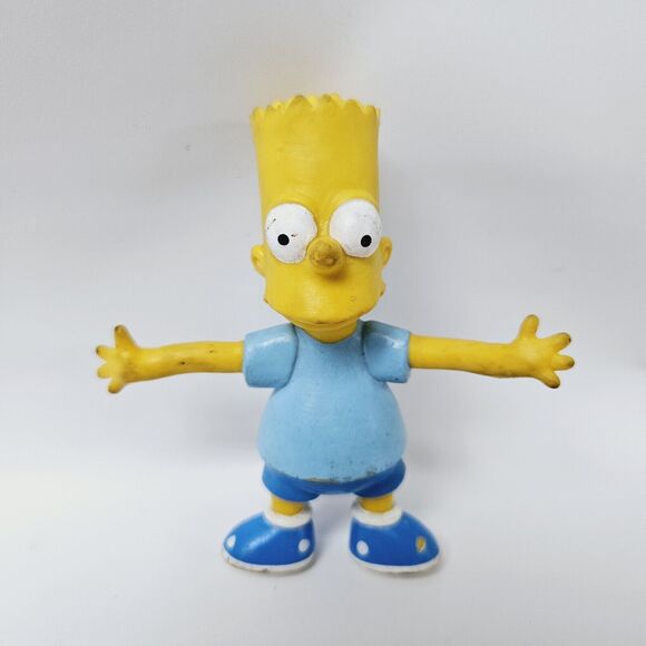 THE SIMPSONS HOMER 6" BART 4 1/2" LISA 4" BENDIE BENDABLE POSEABLE FIGURES - Picture 7 of 11